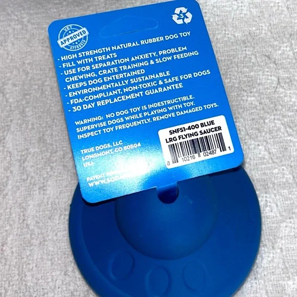 NWT Spotnick flying saucer treat dispenser & chew toy - Picture 4 of 4